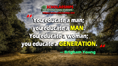 You educate a man; you educate a man. You educate a woman; you educate a generation