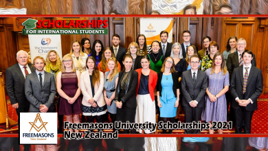 Freemasons University Scholarships 2021, New Zealand to study abroad